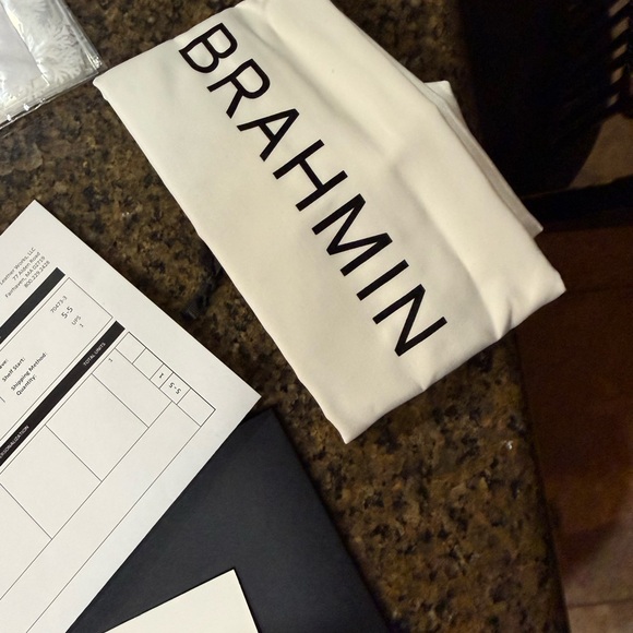 Brahmin Green Crocodile-Embossed Women's Bag - Picture 5 of 6